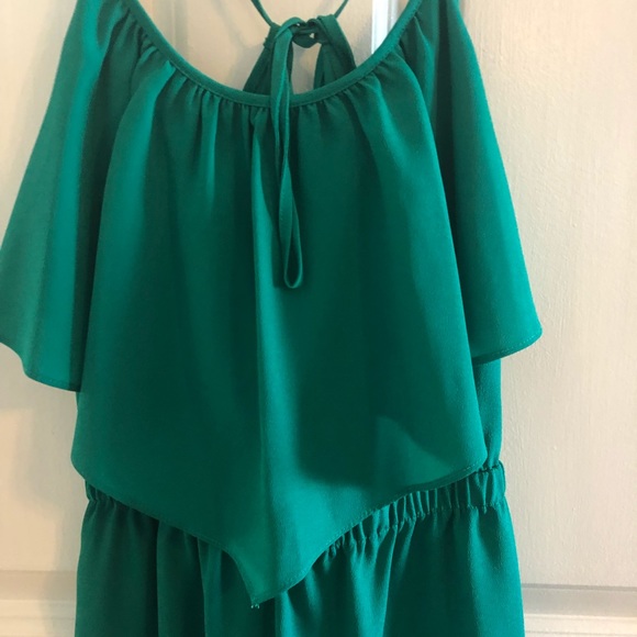 American eagle outfitters turquoise chiffon dress - Picture 3 of 6